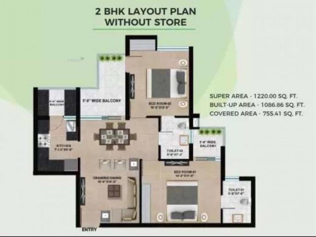 2 bedrooms House in Mohali, India No. 19559