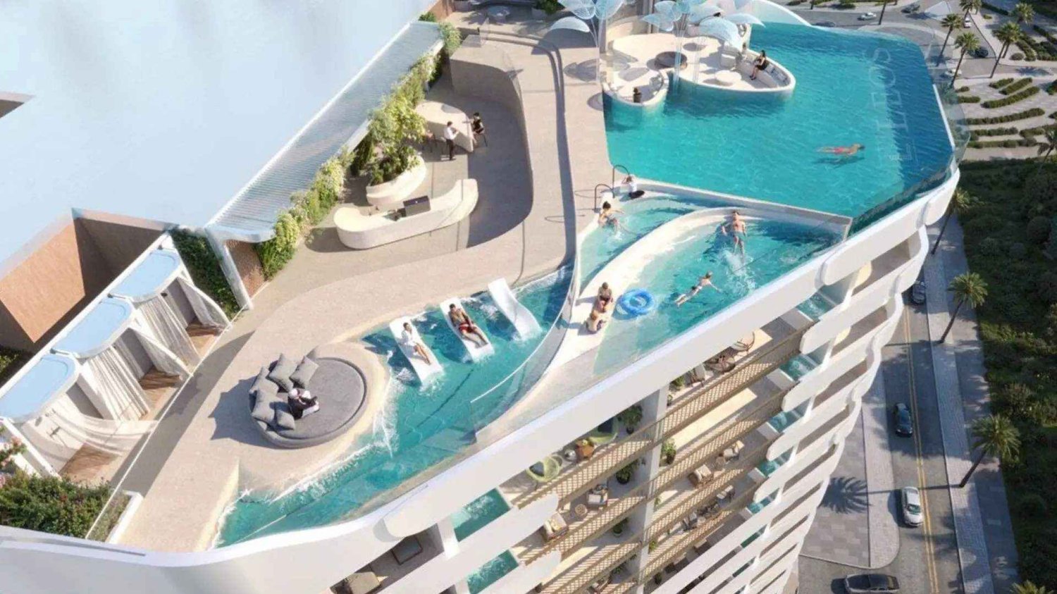 Apartamento de 3 dormitorios en Weybridge Gardens 5, Dubai Land, UAE No. 116712