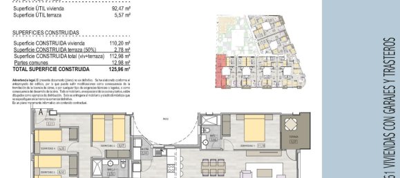 4 غرف نوم شقة في La Florida, Spain رقم 6565 15