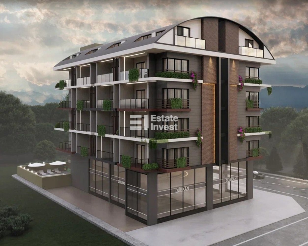 Apartamento 1+1 em Alanya, Turkey N.º 26199