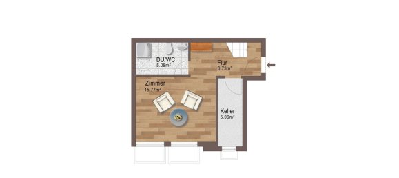 1 Schlafzimmer Doppelhaus in München, Germany, Nr. 131969 21