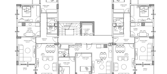 Вилла 3+1 в Аланья, Турция № 3337 19