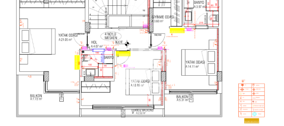 Вилла 3+1 в Аланья, Турция № 3337 21