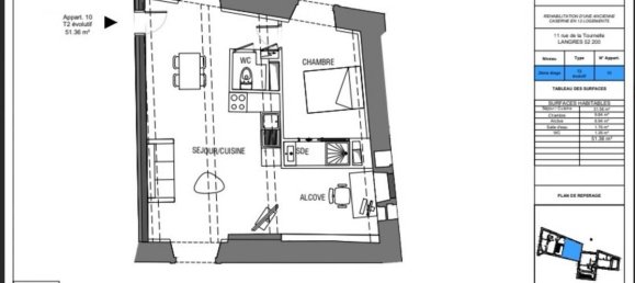 1 غرف نوم شقة في Langres, France رقم 73537 2