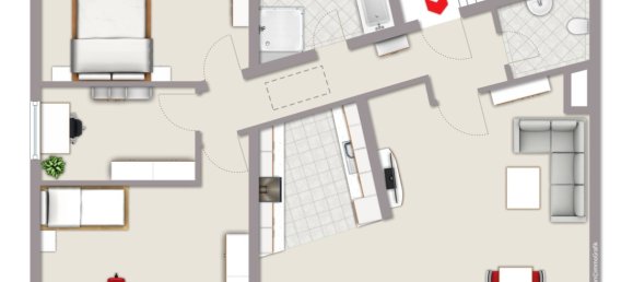 3 bedrooms Apartment in Offenbach, Germany No. 282595 14