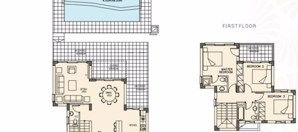 Вилла с 3 спальнями в Куклия, Кипр № 9331 9