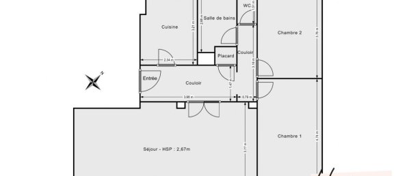 2 chambres Appartement à Villeurbanne, France No. 320885 9