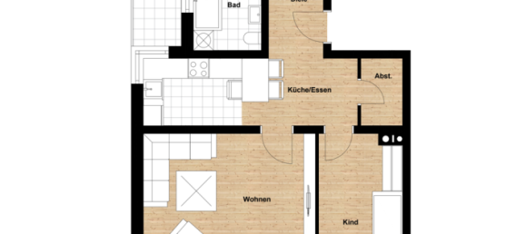 2 غرف نوم شقة في Eichstatt, Germany رقم 318951 13