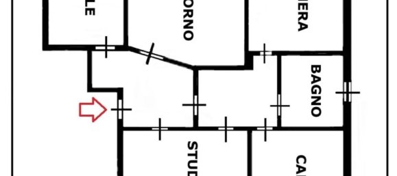 4 rooms Apartment in Bollate, Italy No. 339095 21