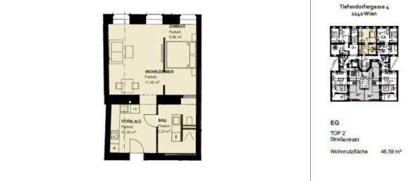 2-Zimmer Wohnung in Penzing, Austria, Nr. 161827 13