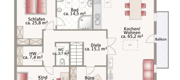 4-salle Appartement à Rosenheim, Germany No. 211409 16