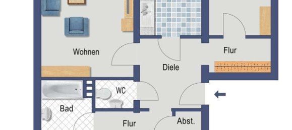 Apartamento de 3 dormitorios en Essen, Germany No. 25460 2