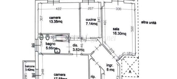 Apartamento de 3 divisões em Usmate Velate, Italy N.º 5336 13