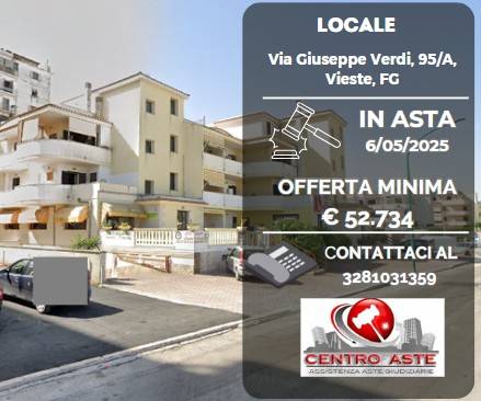 2 rooms Commercial property in Vieste, Italy No. 213134