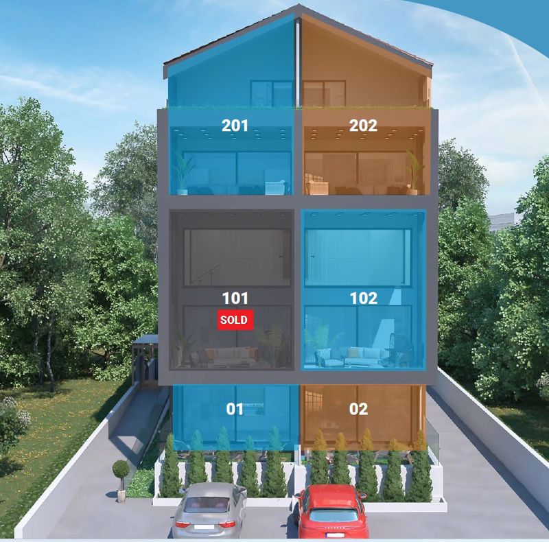 Квартира с 2 спальнями в Вула, Греция № 878