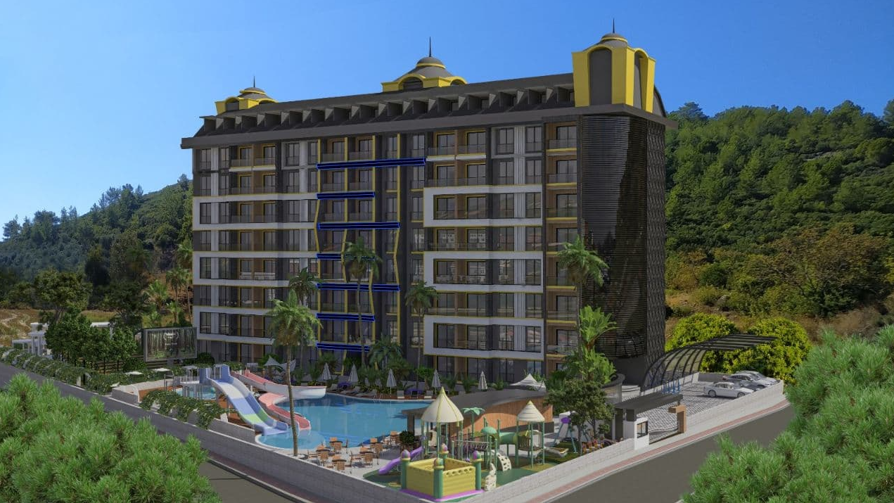 Apartamento 2+1 em Gazipasa, Turkey N.º 17810