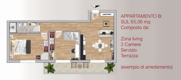 3 rooms Apartment in Florence, Italy No. 261976 18