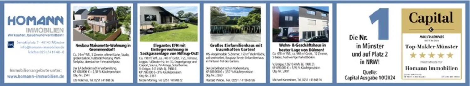 12-Zimmer Gebäude in Coesfeld, Germany, Nr. 350772