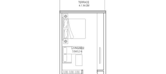 Студия в Dubai Sports City, ОАЭ № 121668 8
