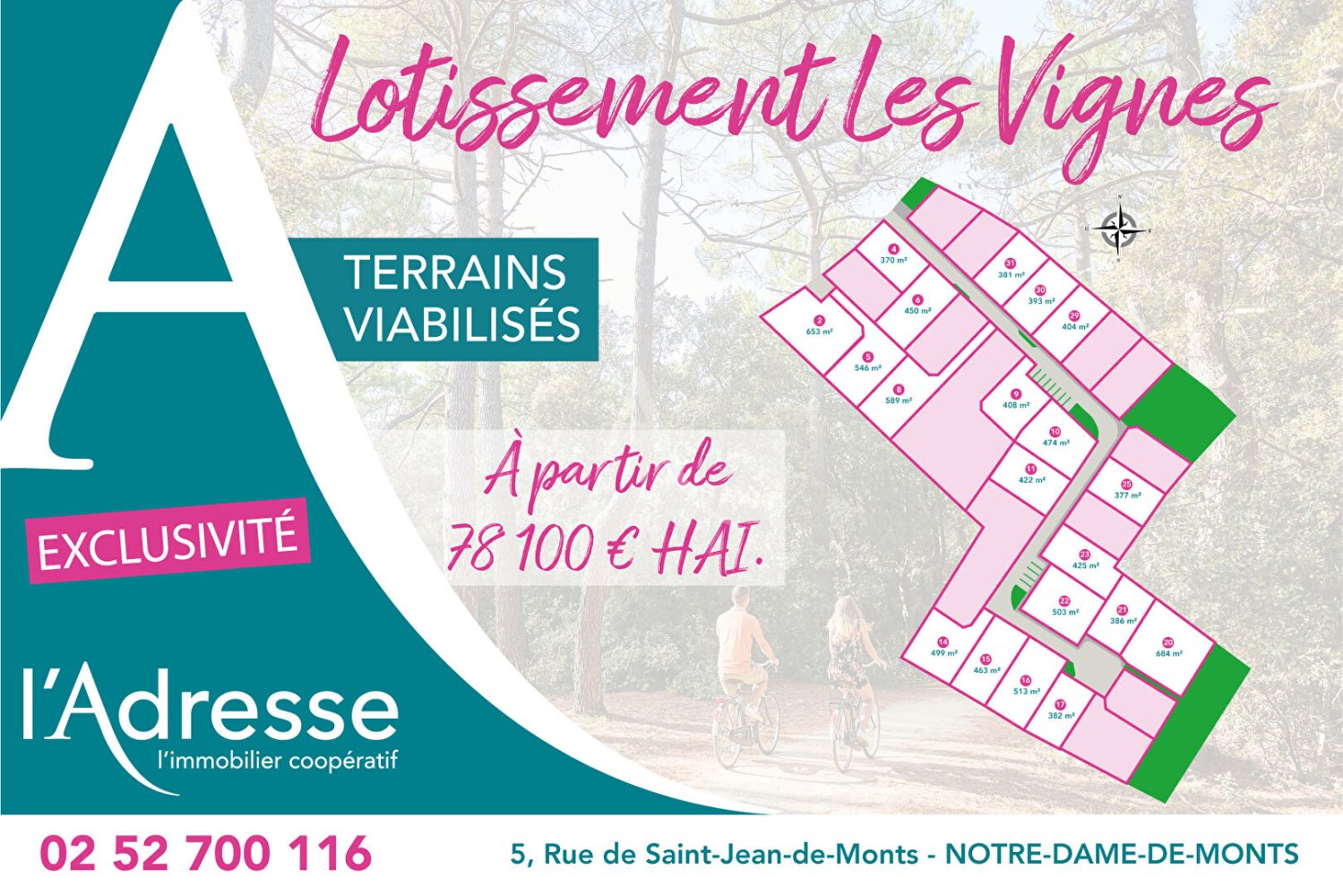 Terreno em Notre-Dame-de-Monts, France N.º 303306