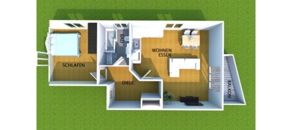 1 غرف نوم شقة في Recklinghausen, Germany رقم 170720 10