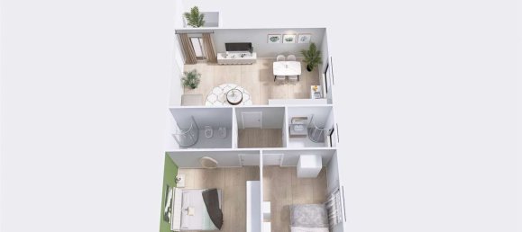 Квартира с 3 комнатами в Кальяри, Италия № 263000 14