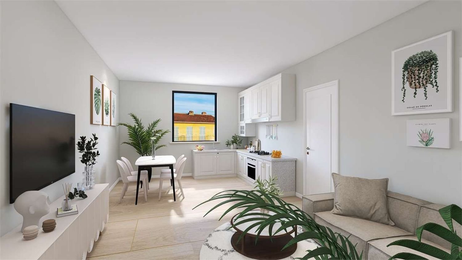 Квартира с 3 комнатами в Кальяри, Италия № 263000