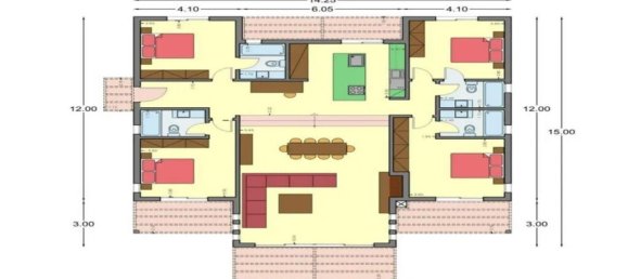 4 غرف نوم فيلا في Chalkidiki, Greece رقم 3167 8