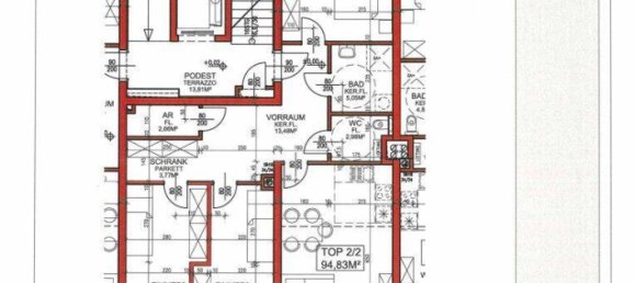 Квартира с 4 комнатами в Принцерсдорф, Австрия № 37156 18