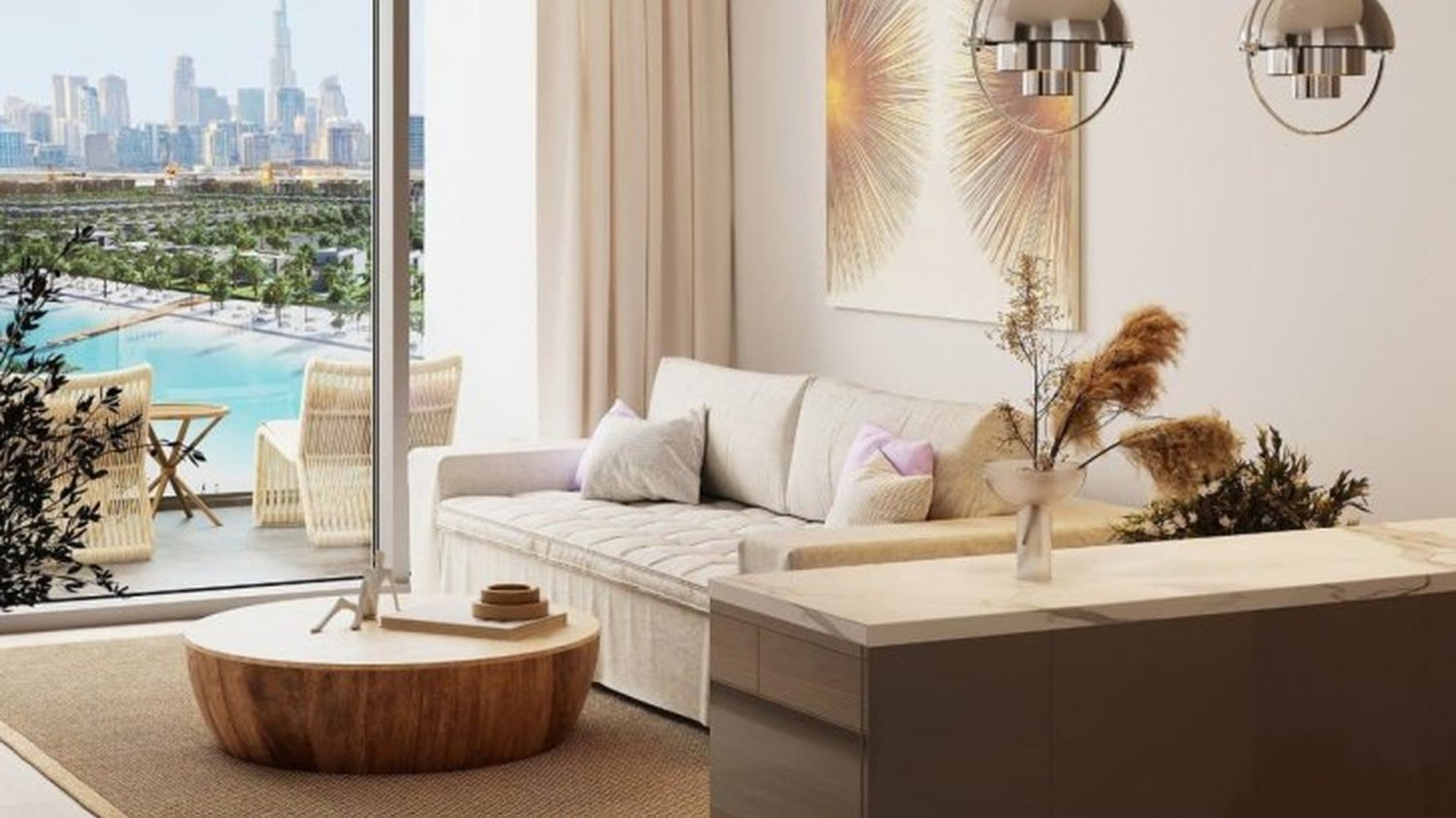 Квартира с 1 спальней в AZIZI RIVIERA BEACHFRONT, Meydan, ОАЭ № 59852