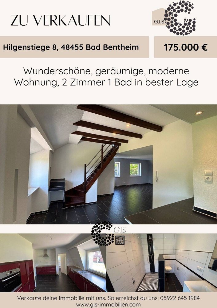 2-salle Appartement à County of Bentheim, Germany No. 362556