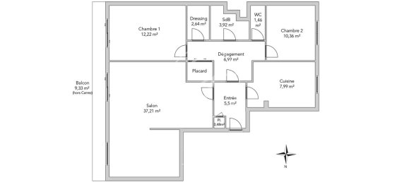 Apartamento de 3 dormitorios en Paris, France No. 150113 13