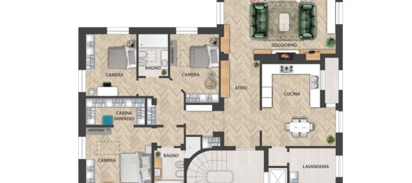 6 rooms Penthouse in Brescia, Italy No. 131944 21