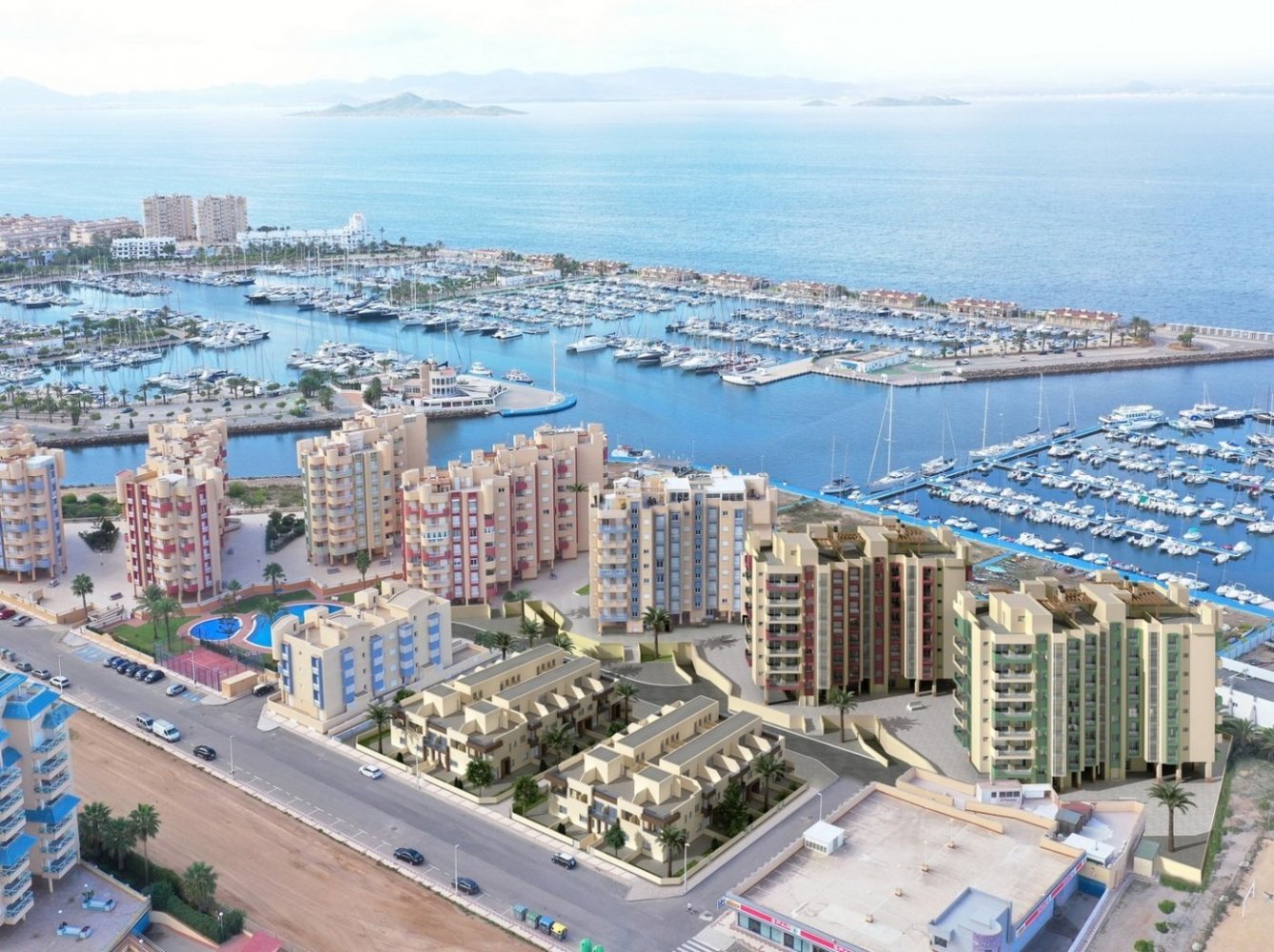 3 غرف نوم شقة في La Manga del Mar Menor, Spain رقم 366251