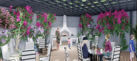 Квартира 1+1 в Аланья, Турция № 31475 8