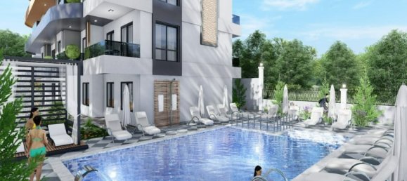 Квартира 1+1 в Аланья, Турция № 31475 11