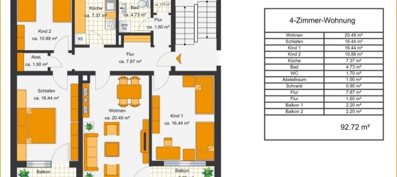 Apartamento de 4 divisões em Nuremberg, Germany N.º 172998 14