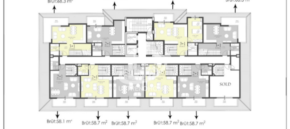 Penthouse 2+1 in Alanya, Turkey No. 22705 2