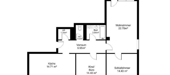 3-salle Appartement à Kalsdorf bei Graz, Austria No. 77935 14