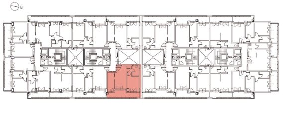 2-Zimmer Wohnung in Sesto San Giovanni, Italy, Nr. 52814 2