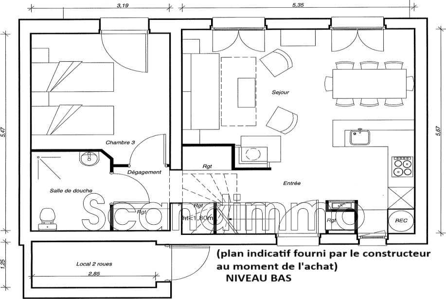 Casa de 3 dormitorios en Calvados, France No. 293192