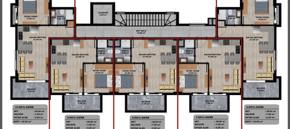 Apartment 2+1 in Oba, Turkey No. 13127 13