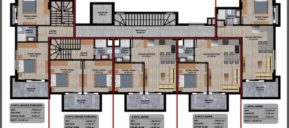 Apartment 2+1 in Oba, Turkey No. 13127 14