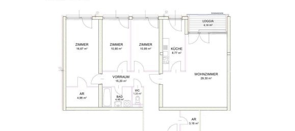 4 rooms Apartment in Graz, Austria No. 254431 24