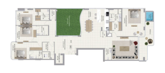 Apartamento de 1 dormitorio en Dubai, UAE No. 121424 11