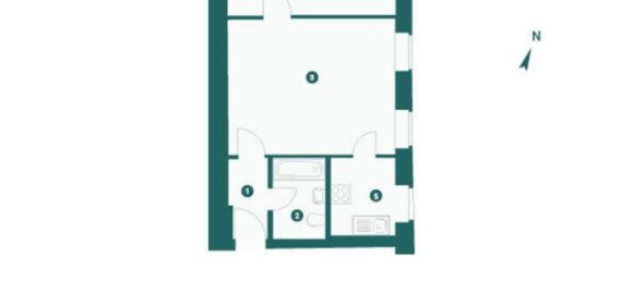 2 rooms Apartment in Britz, Germany No. 366941 10