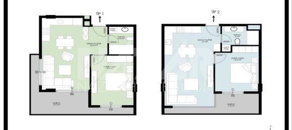 Apartment 1+1 in Alanya, Turkey No. 14350 13