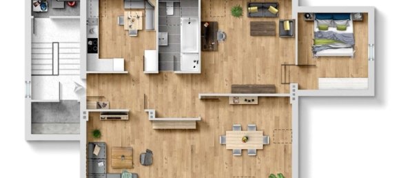 Квартира с 1 спальней в Бергедорф, Германия № 268448 17