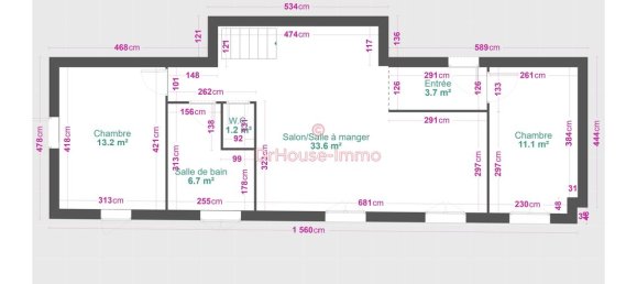 3 Schlafzimmer Wohnung in Warmeriville, France, Nr. 54048 2