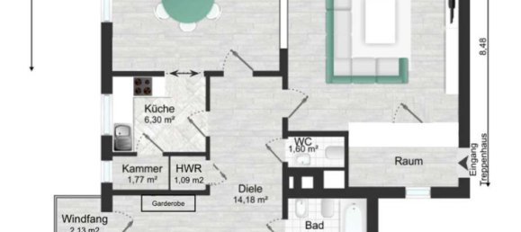 2 غرف نوم شقة في Altona, Germany رقم 328299 20